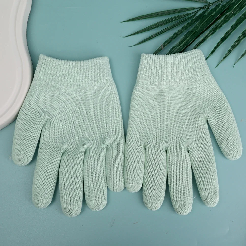 Reusable Moisturizing Mask Socks Exfoliating Anti Crack Silicone Protective Gloves Dry Dead Skin Remover Hand Foot Care Tools