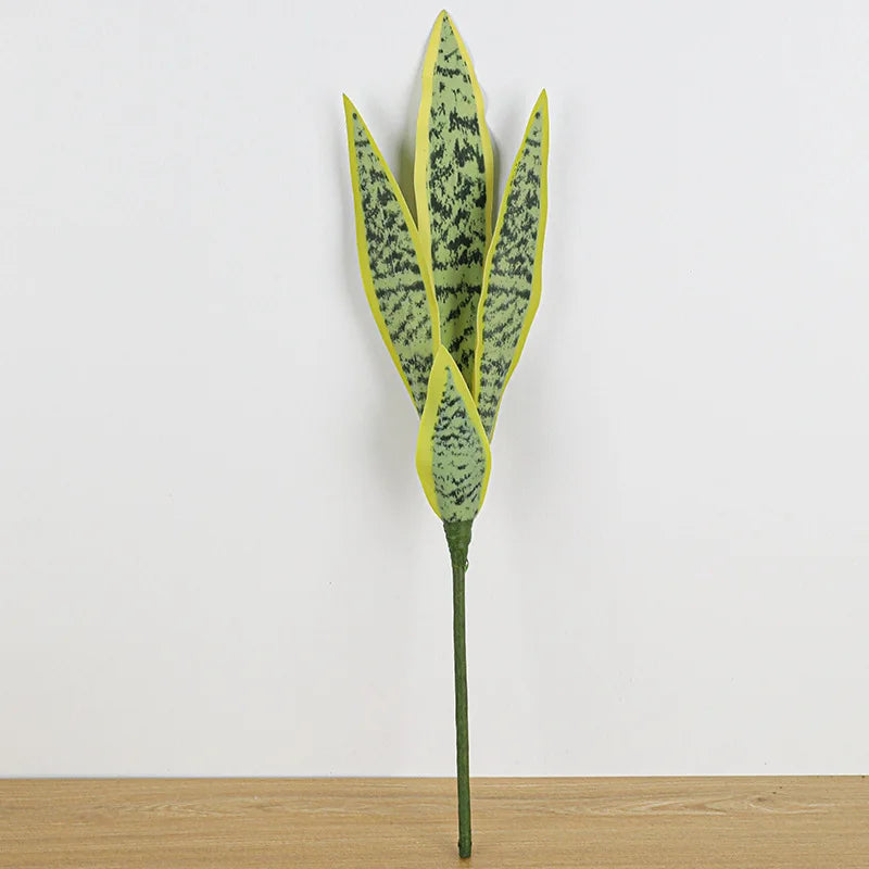 Artificial Snake Plant Single Branch Indoor Landscaping Crown Blue Agave Nordic Floor Decoration Green Plants