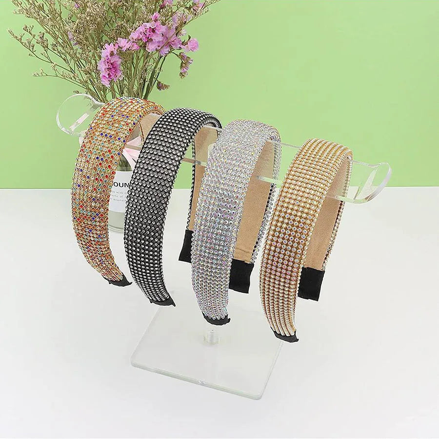 Clear Headband Holder Rack Acrylic Detachable Necklace Bracelet Display Stand Hair Accessory Bar Durable for Hairband Organizer