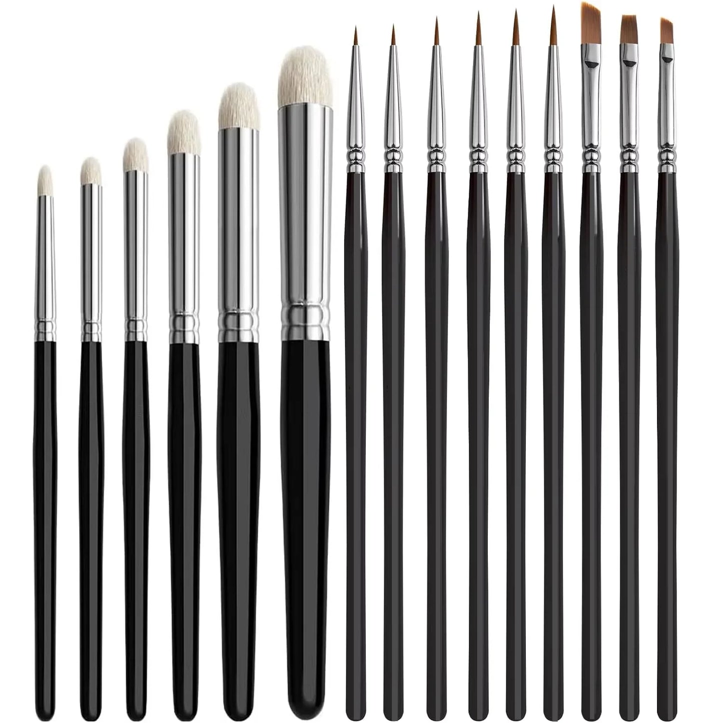 Professional Miniature Paint Brush Set For Warhammer 40K, Dnd, Citadel & Scale Models - Ideal For Enamel & Fantasy Figurines