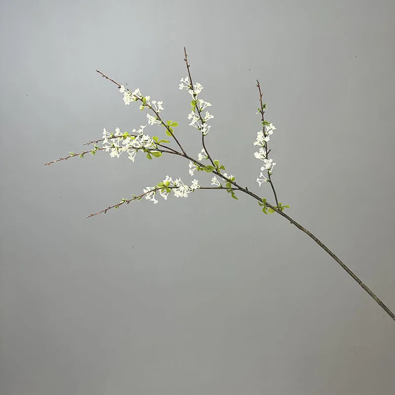 90CM Artificial Green Plant Home Dining Table Decoration Flower Branch Arrangement Accessories Snow Willow Branches