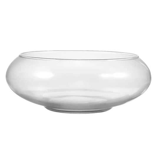 Flower Glass Vase Bowl Clear Wide Mouth Round Terrarium Succulent Planter Hydroponic Container Fish Bowl Home Landscape Decor