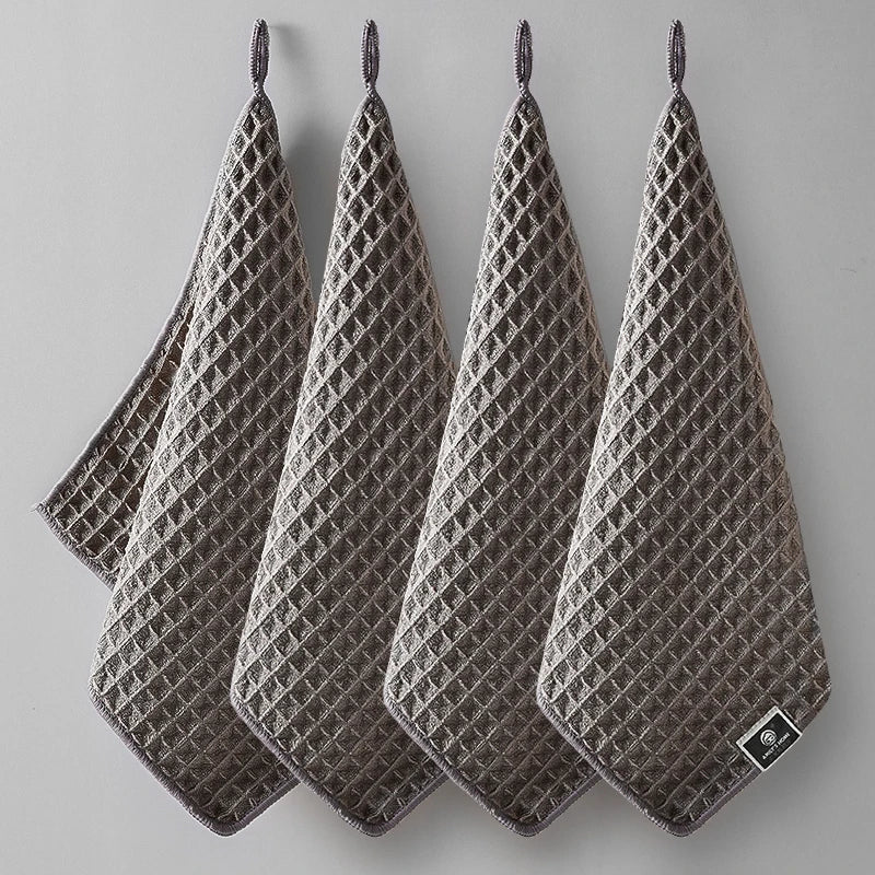 Super Absorbent Barista Bar Towel Coffee Machine Special Rag No Lint Square Towel Cleaning Cloth Coffee Machine Cleaning Towel