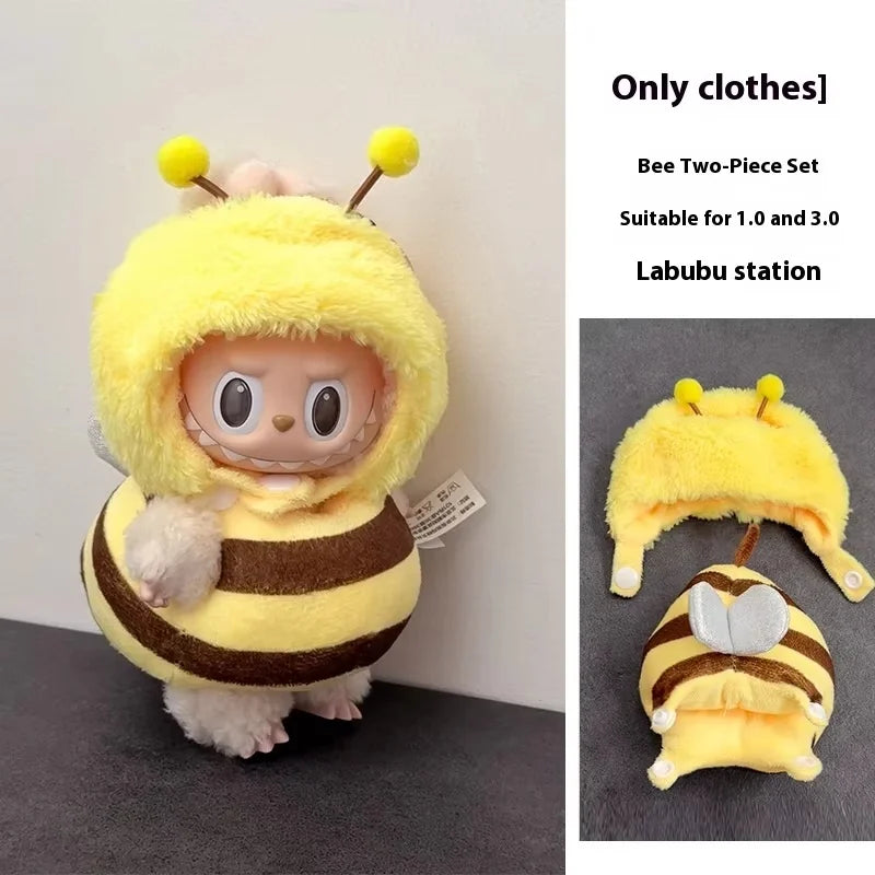 Labubu Clothes For Labubu Wacky Mart  Friend Shrimp Handmade Clothing Anime Peripheral Custom Accessories For Labubu V1 V3