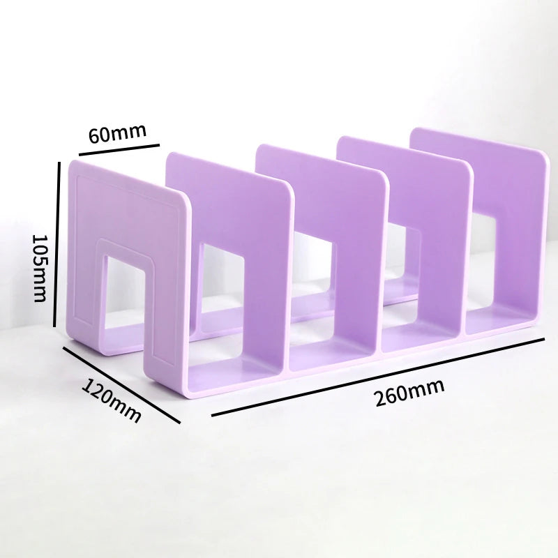 Clear Plastic Purse Handbag Organizer 4 Sections Bag Closet Shelf Divider Purse Display Stand Handbag Storage Organizer Holder