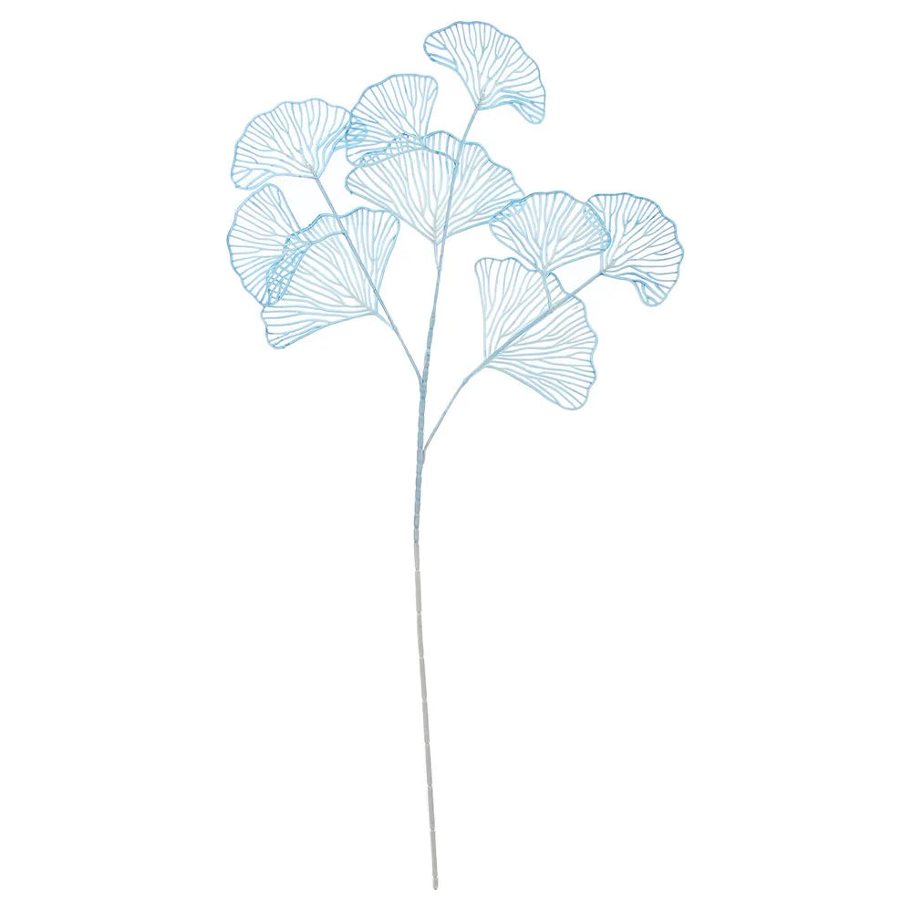Fake Wedding Ginkgo Leaf Flowers Branch Artificial Ginkgo Leaves Home Shop Decor