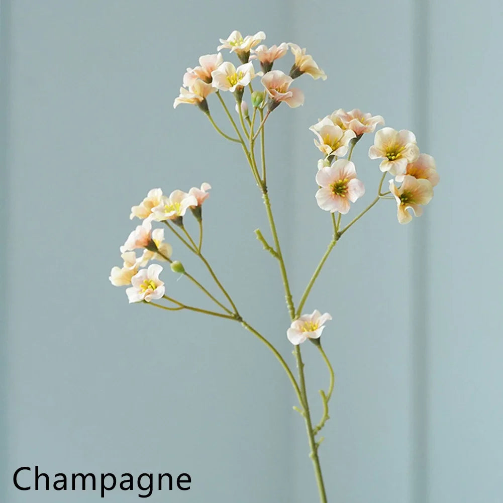 3Forks/Bouquet Artificial Flower Silk Carnation Flower Fake Flowers Decorative Flower for Mother's Day Gift Wedding Decor