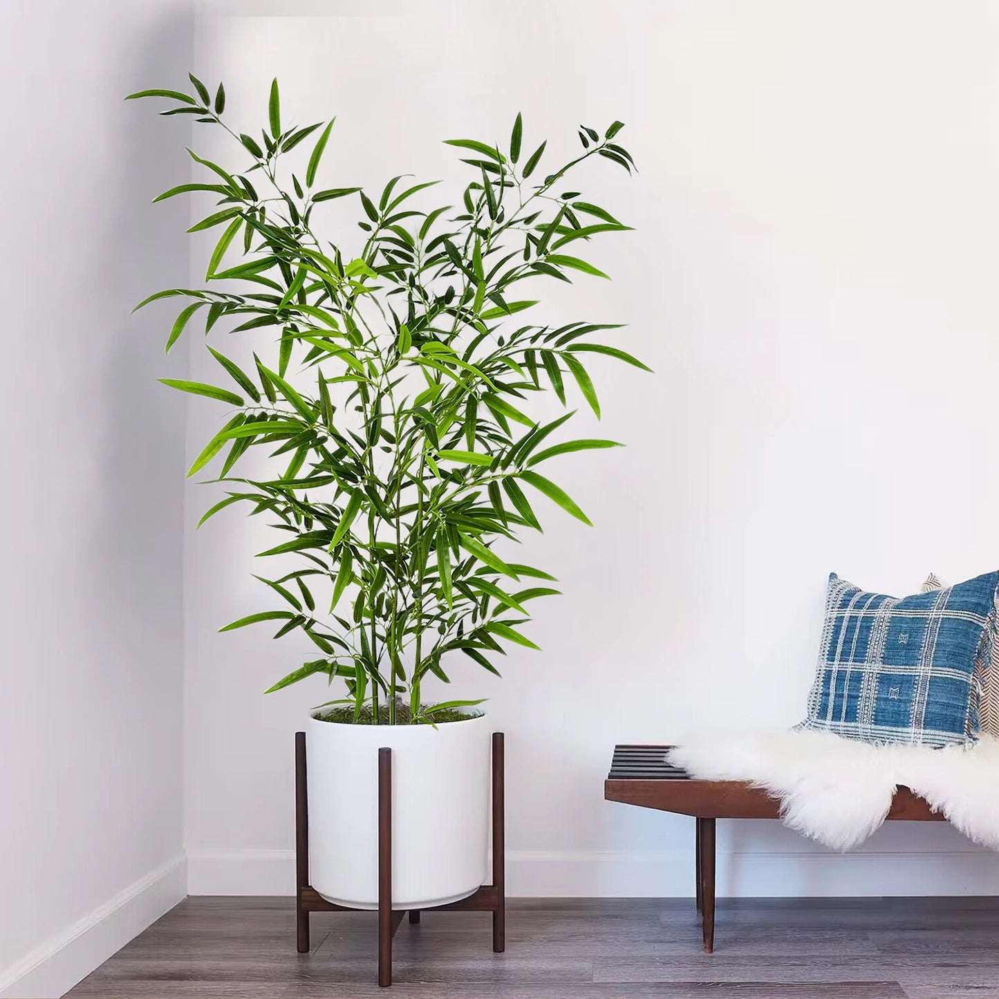 130-210CM Artificial Green Bamboo Branch Fake plant realistic faux plant for Wedding Home Hotel Office Party Decoration ornament