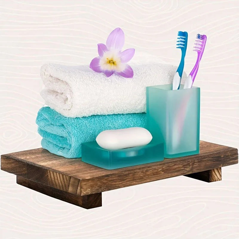 Wooden square tray, wooden products, bathroom tray, wooden storage board, decorative storage wooden frame, wooden board