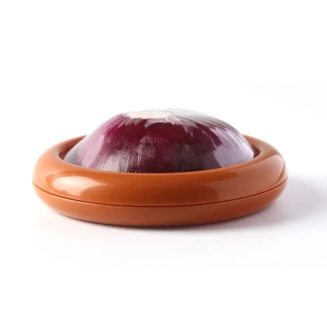 4Pcs/1pc Reusable Fruit Preservation Box Refrigerator Mini Avocado Onion Lemon Sealed Film Food Storage for Fruits and Vegetable