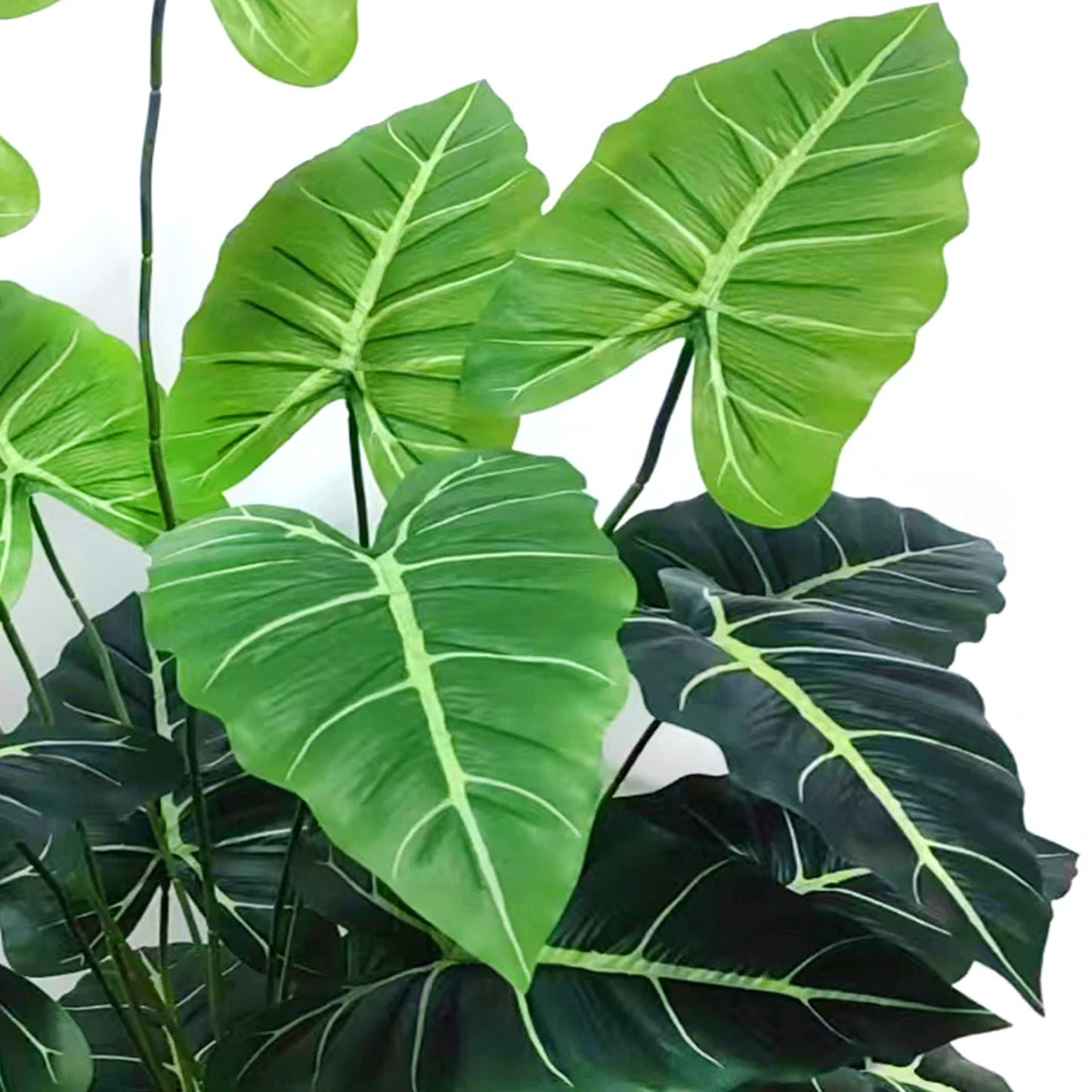 58-108cm Artificial Flowers Calla Lily Horseshoe Leaf Turtle Leaf Bobcat Leaf Fake Plant Ornamental Holiday Home Decoration