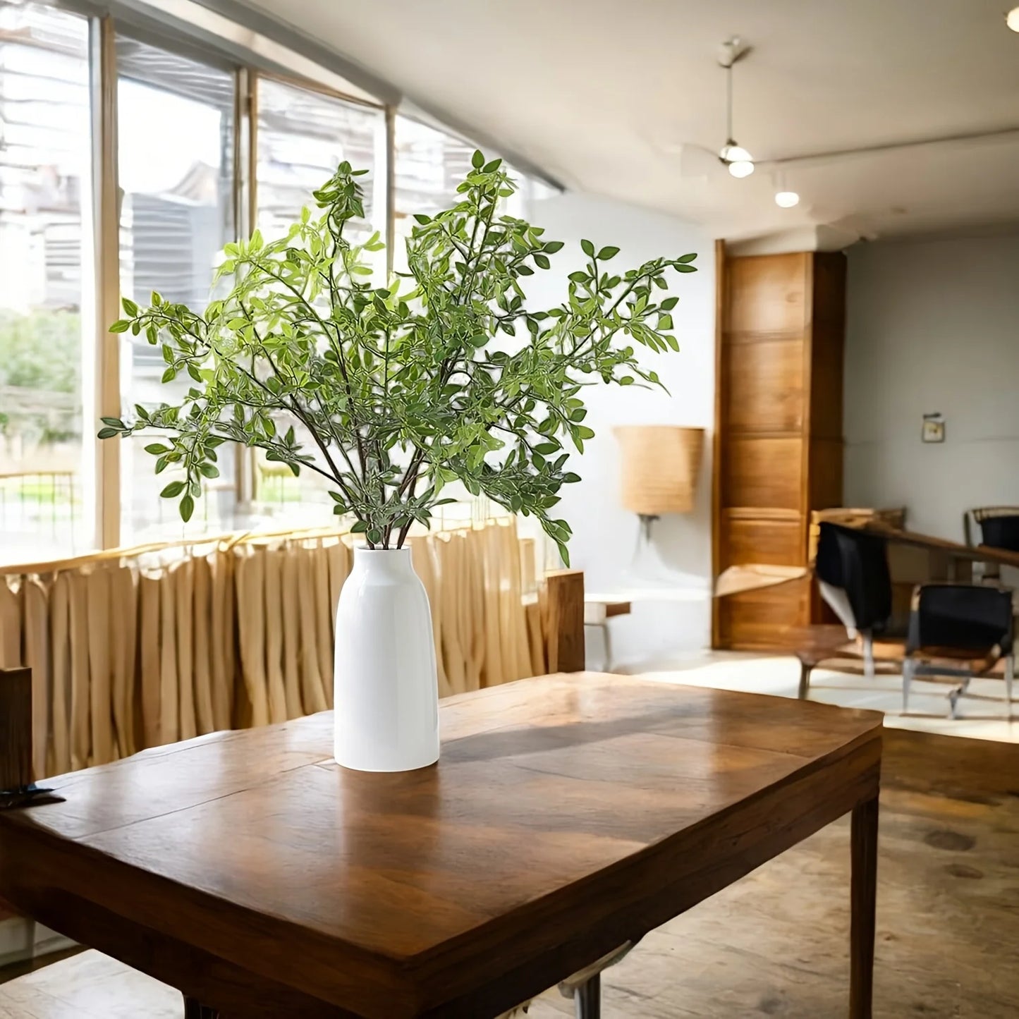 2Pc Simulation Rattan Artificial Plant Branches Suitable for Living Room Shopping Center Decoration Photography Props Decoration