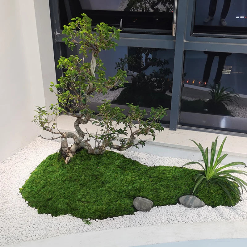 1pc fake plants home decor Simulated moss turf biomimetic artificial moss micro landscape layout ornaments lawn bonsai