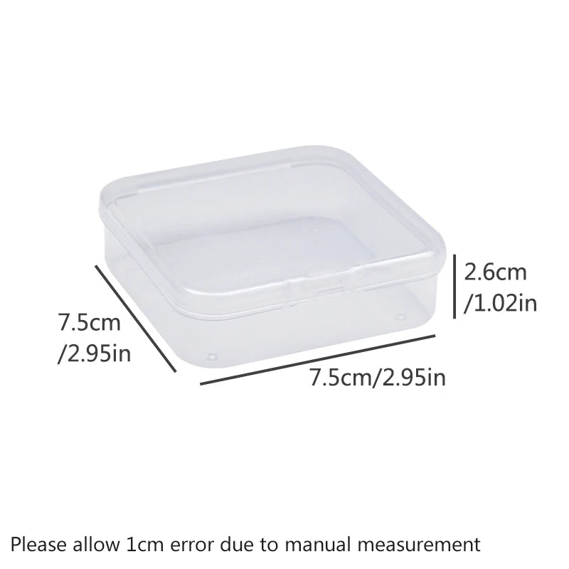 Transparent storage box plastic storage box small parts accessories sundries accessories multi-purpose box