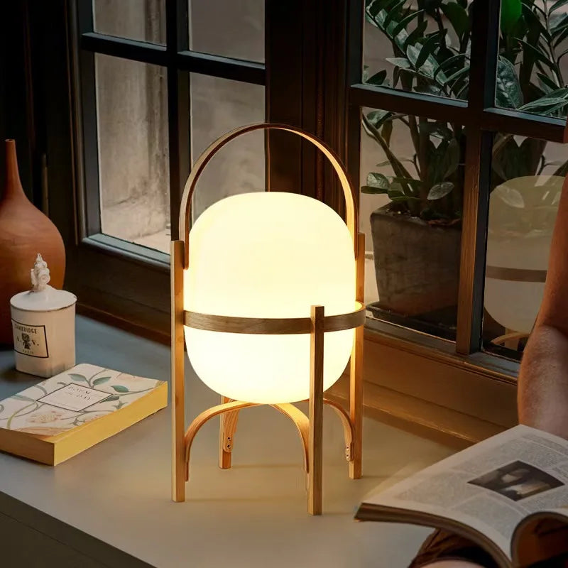 Modern Simple Wood Floor Lamp for Living Room Bedroom Study Indoor Lighting Decoration Standing Lamp