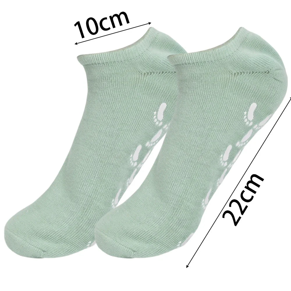 Reusable Moisturizing Mask Socks Exfoliating Anti Crack Silicone Protective Gloves Dry Dead Skin Remover Hand Foot Care Tools