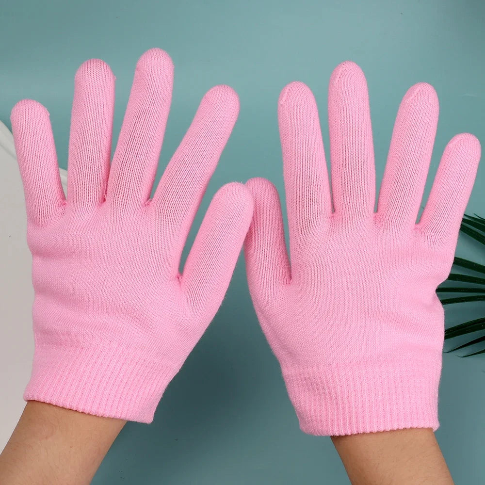 Reusable Moisturizing Mask Socks Exfoliating Anti Crack Silicone Protective Gloves Dry Dead Skin Remover Hand Foot Care Tools