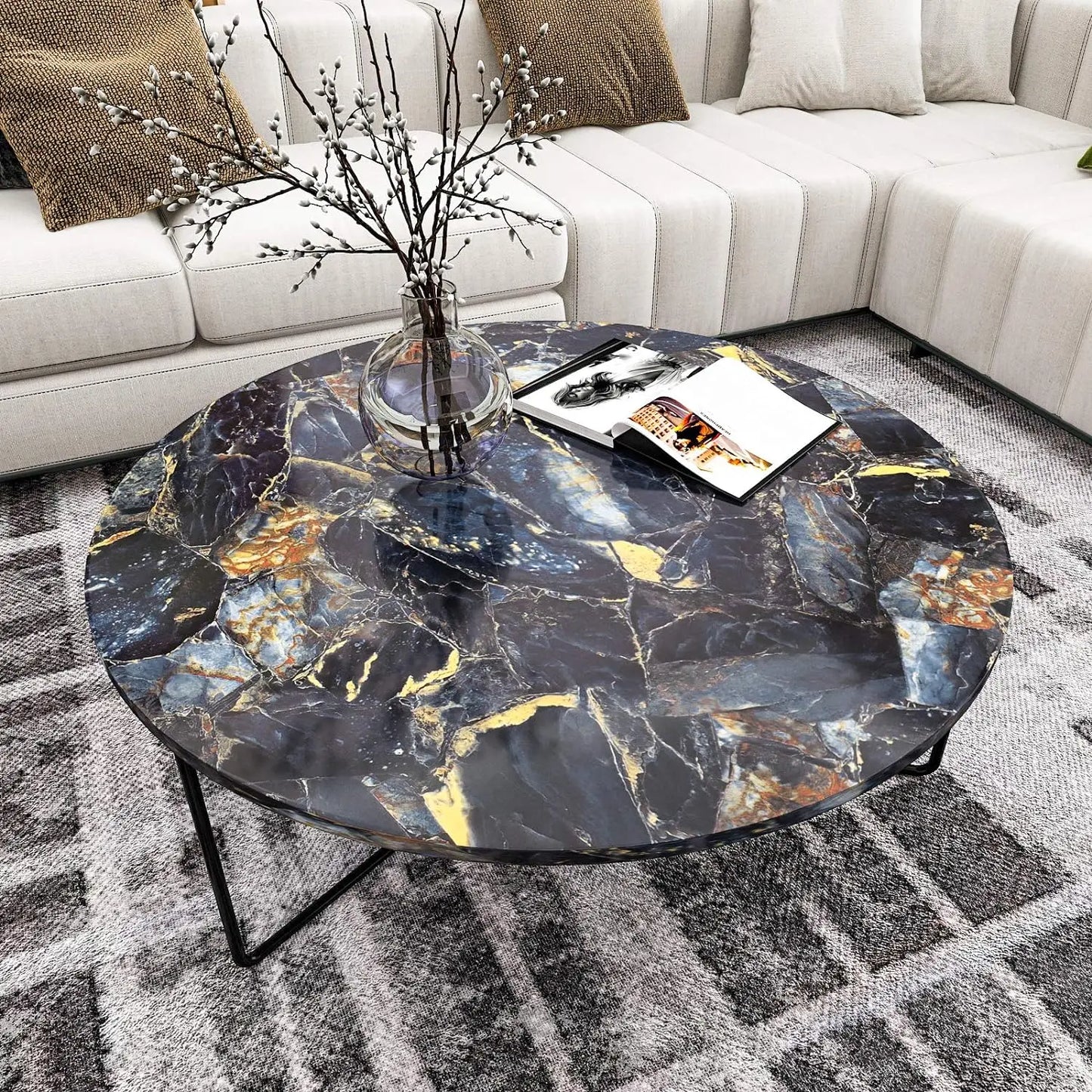 White Contact Paper Vinyl Self Adhesive Wallpaper for Bedroom Living Room Furniture Decoration Glitter Waterproof DIY Sticker