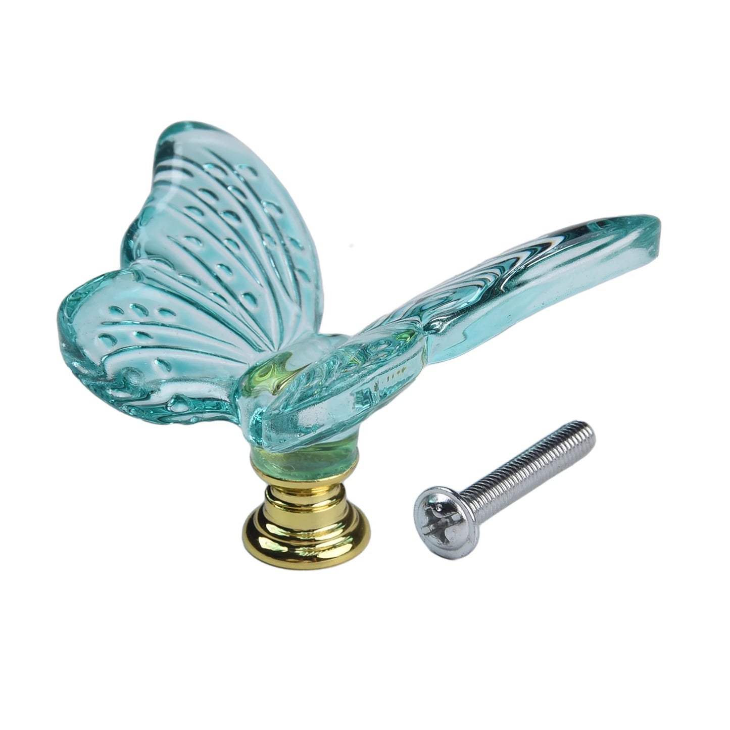 1pcs Butterfly Dresser Pulls Clear Drawer Knobs Cabinet Knobs Bathroom Door Knobs Cabinet Handle Knobs For Dresser Accessories