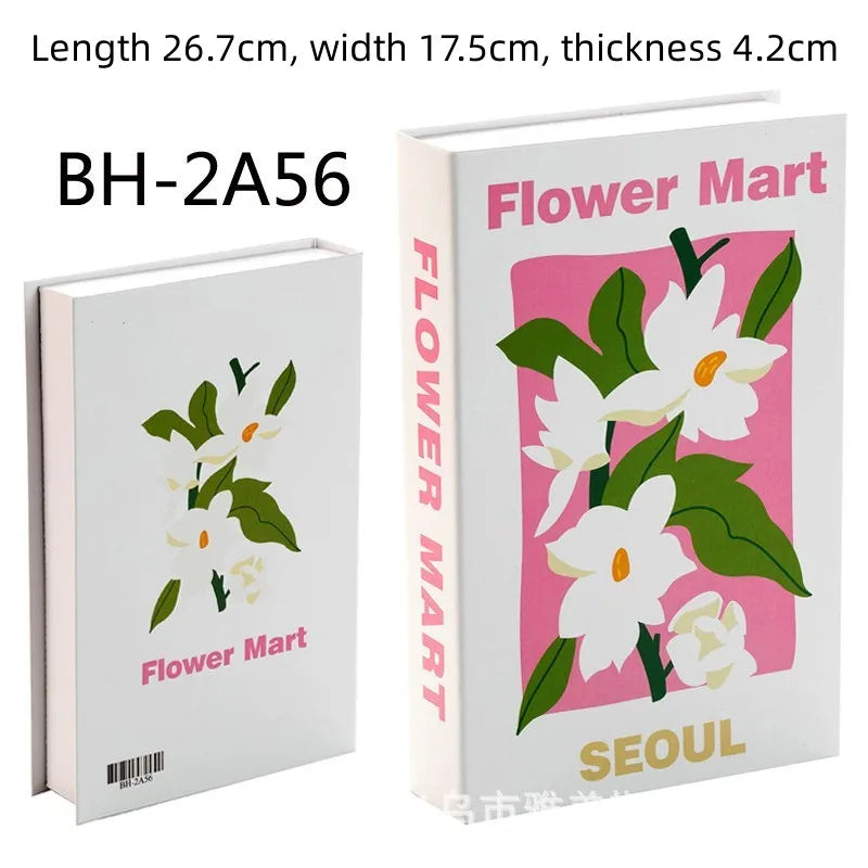 Luxury Fake Books Decoration Model Simulation Books Ornaments for Home DecorCoffee Table Living Room Fashion Photo Prop Books