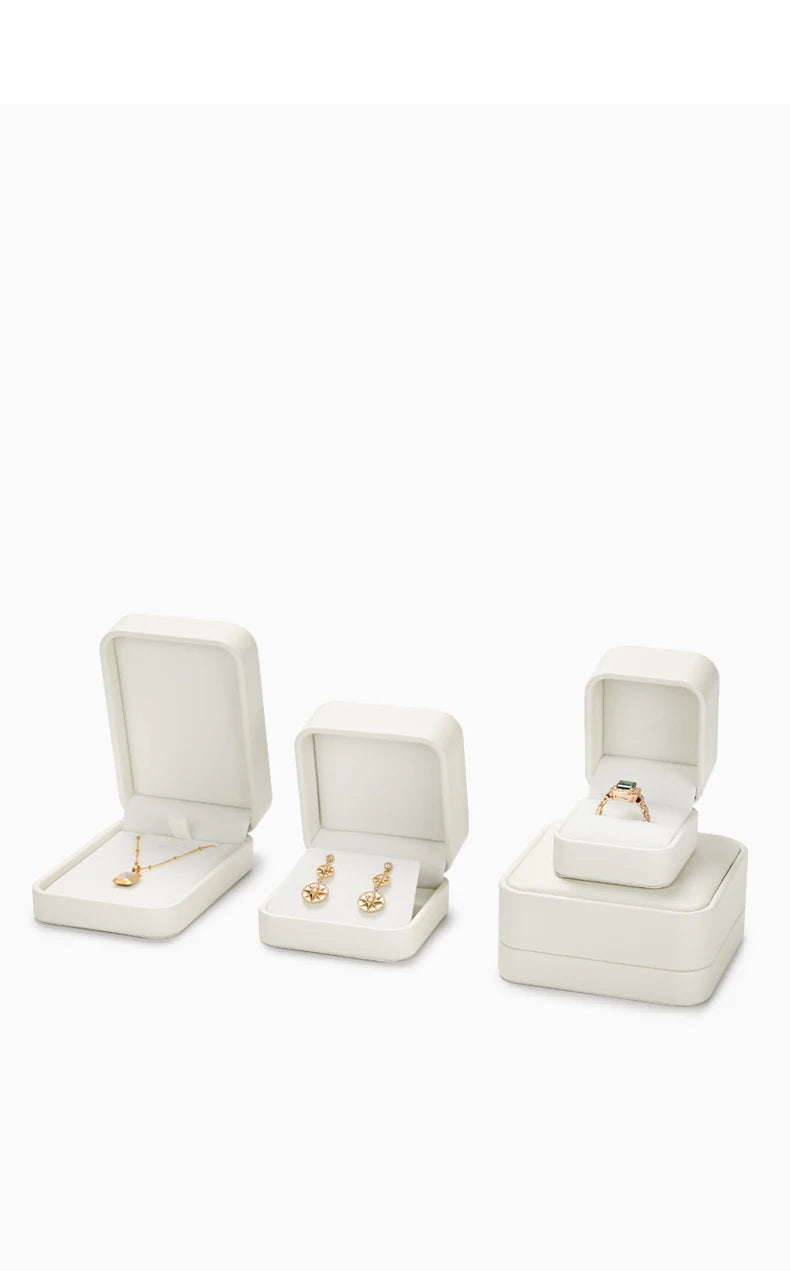 Oirlv Jewelry Box Jewelry Organizer Ring Earrings Necklace Pendant Bracelet Storage Box Packaging Box Gift Case for Wedding