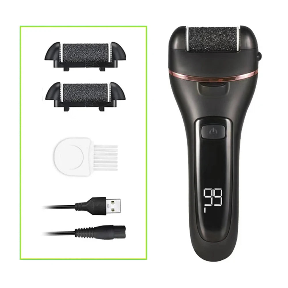 Electric Foot File Callus Remover Machine Rechargeable Foot Grinder Pedicure Machine Pedicure Device Foot Care Tools Feet