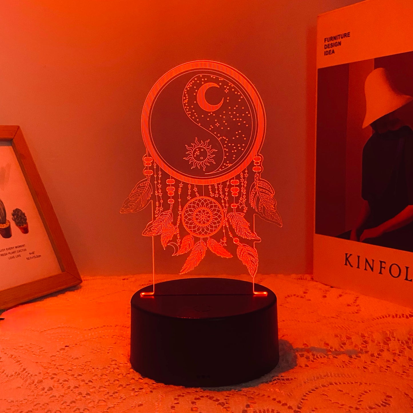 1pcs3D fishing net night light, USB creative dream decorative night light, birthday Christmas gift to friends and relatives.