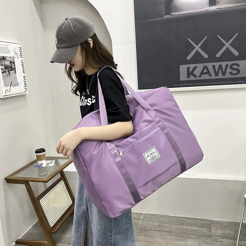 Travel Large Capacity Storage Bag Zipper Portable Sports Bag Versatile Gym Handbag Small, Medium, and Large