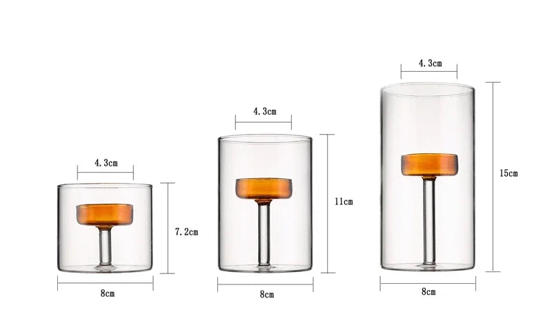 European Style Light Luxury Dining Table Candle Holder Candlelight Dinner Prop Romantic Candle Holder Decoration