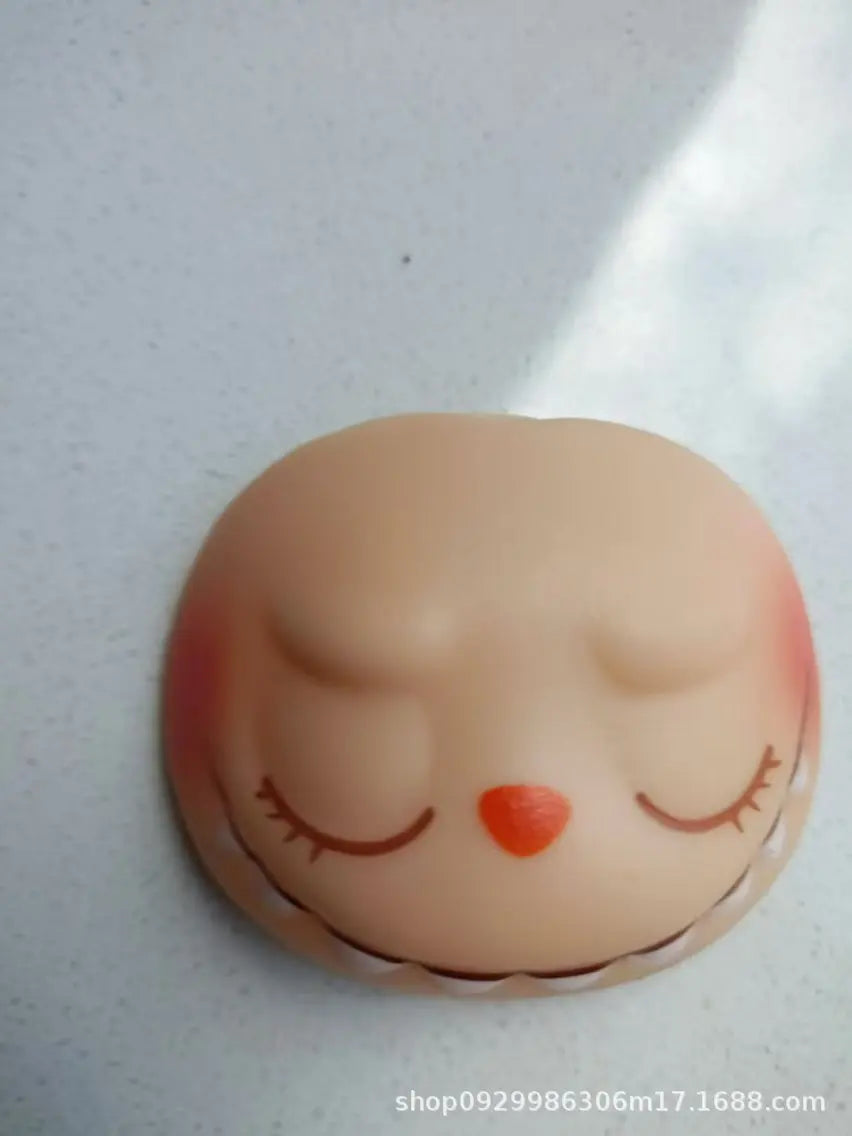 Labubu PVC Vinyl Doll DIY Replacement Parts Set - Hands Feet Face Changing Collectible Doll Accessories for Creative Gifts