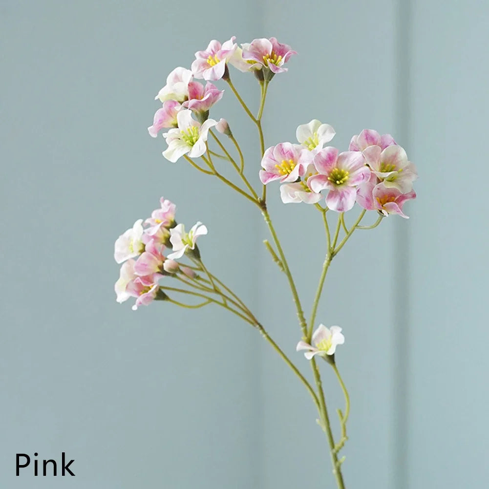 3Forks/Bouquet Artificial Flower Silk Carnation Flower Fake Flowers Decorative Flower for Mother's Day Gift Wedding Decor