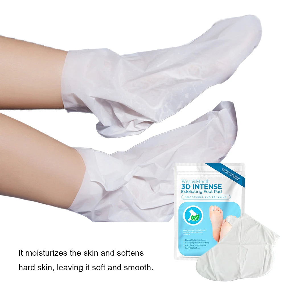 1 Pair Exfoliating Callus Booties Feet Care Foot Mask Sheet Pack Nourish Smooth Moisturizing Foot Spa Skin Care