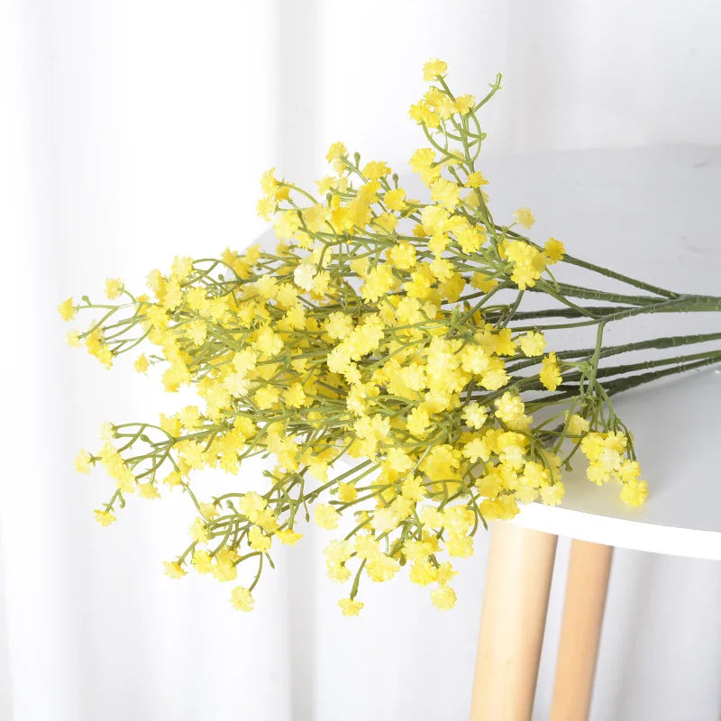 Branch Plastic Artificial Full Sky Stars Flowers Bouquet Multiple Colors 52cm Party Christmas Wedding Home Decorative Fake Plant