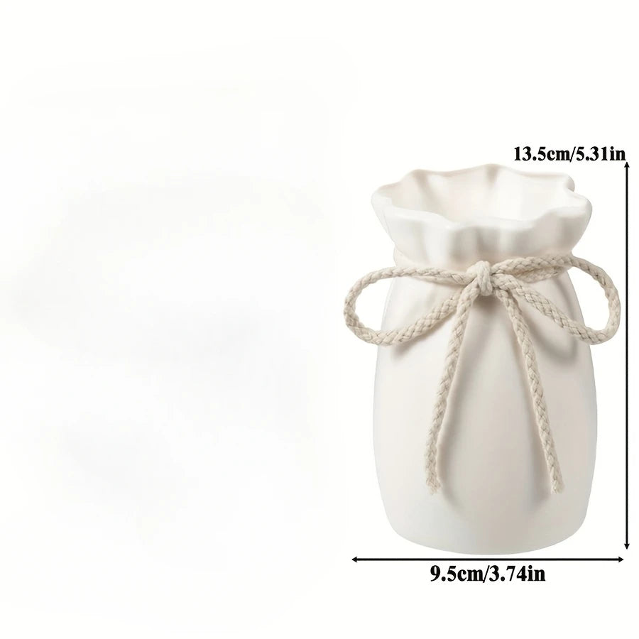 Plastic Vase Bohemian Style Home Decor European Vase, Used for Wedding, Dining Table, Living Room, Office, Bedroom Decoration