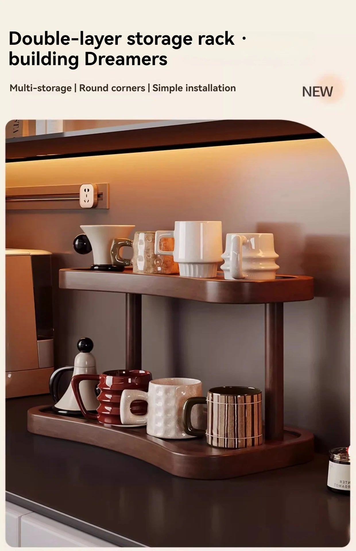 Cup holder, storage rack, dining table, table top, cup storage rack, table top, tea cup, coffee cup, water cup storage, foyer