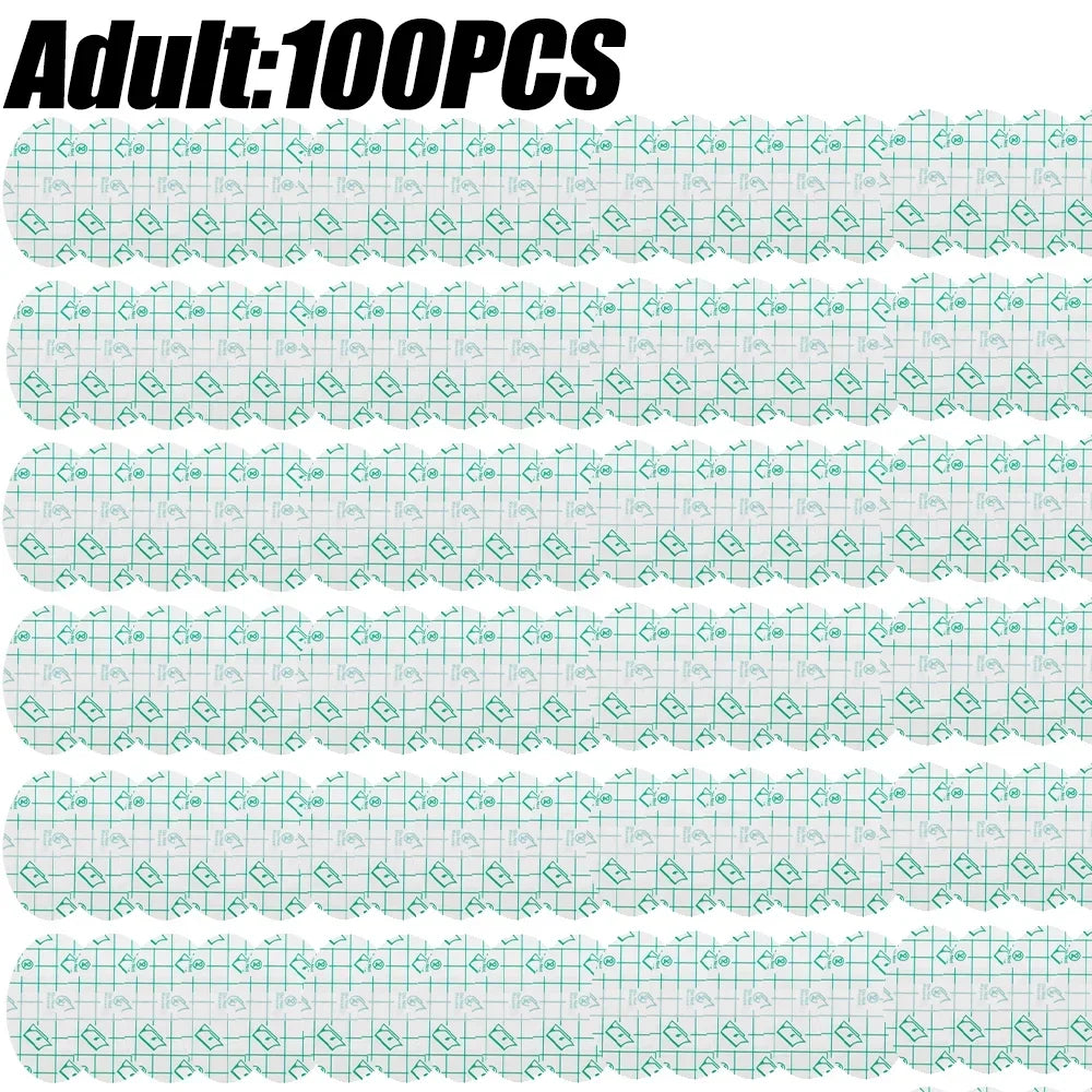 100-20Pc Adhesive Ear Pad Anti-Wear Foot Patch Heel Patch Waterproof Baby Adult Bath Ear Protector for Bathroom Swimming Sticker