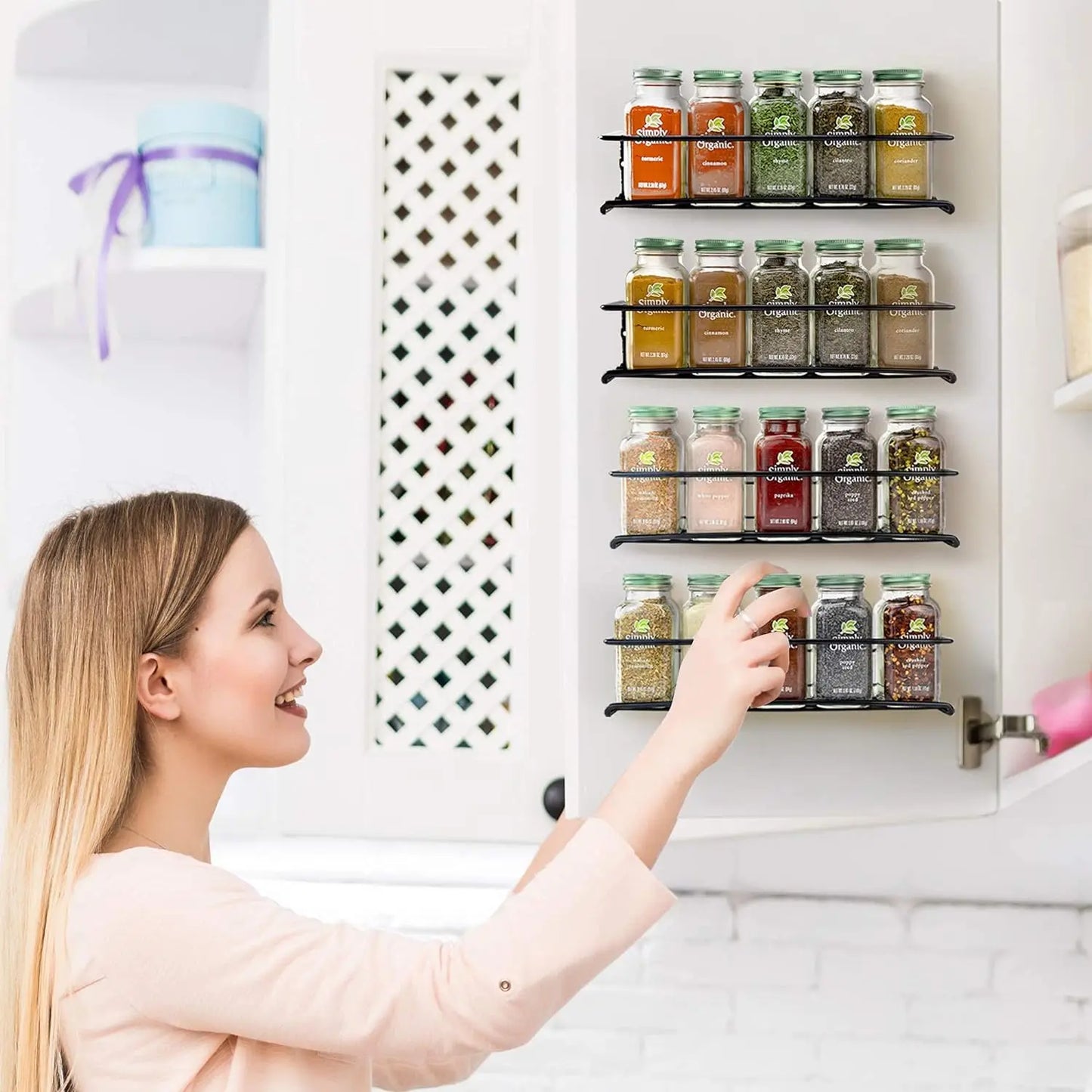 Iron Shelf Wall Mounted Organiser Kitchen Home Spice Storage Rack Bathroom Storage Drainage Rack Bathroom Kitchen Accessories