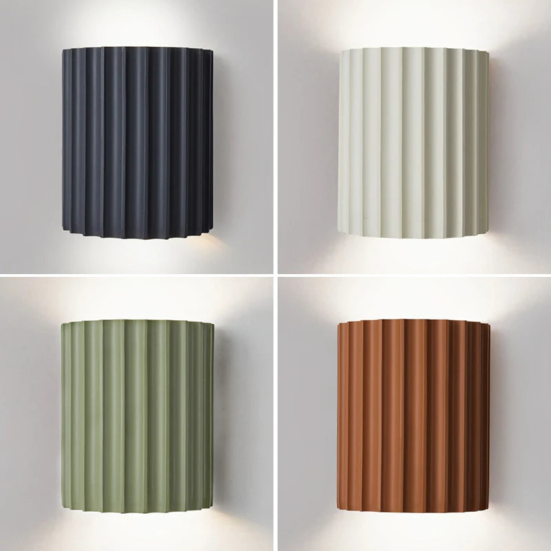Resin High-end Fashionable Bedroom Living Room Dining Room Wall Lamp Warm Atmosphere Wall Lamp Llighting Balcony Wall Lamp