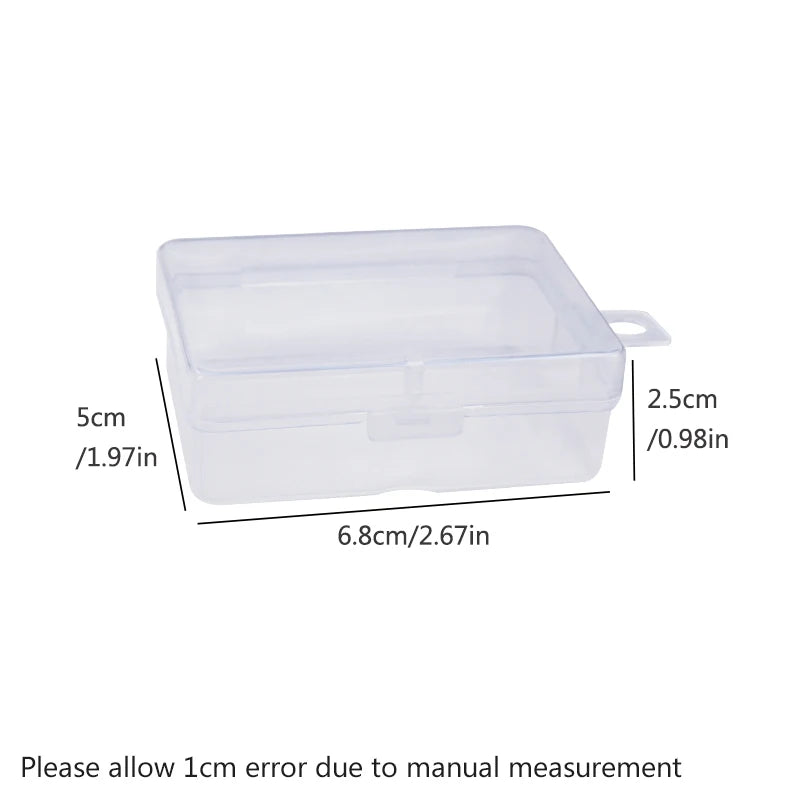 Transparent storage box plastic storage box small parts accessories sundries accessories multi-purpose box