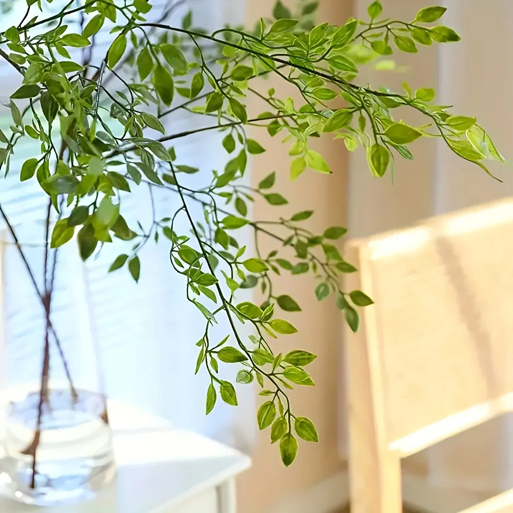 2Pc Simulation Rattan Artificial Plant Branches Suitable for Living Room Shopping Center Decoration Photography Props Decoration