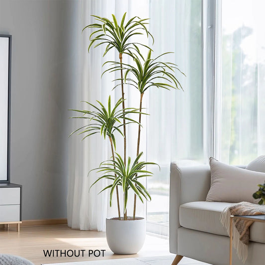 50-230CM New Artificial Dracaena Tree plant branch plastic outdoor indoor fake plant for home garden room wedding festival decor