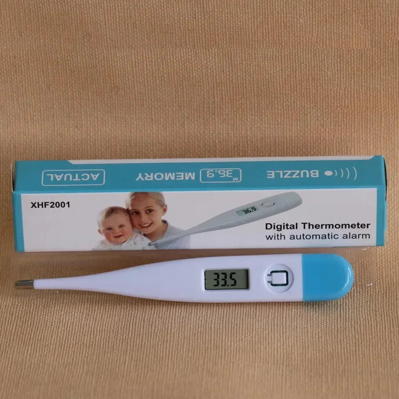 Digital water thermometer Accurate oral and armpit temperature readings Fever alarm thermometer