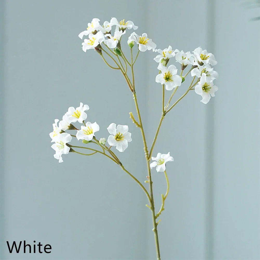 3Forks/Bouquet Artificial Flower Silk Carnation Flower Fake Flowers Decorative Flower for Mother's Day Gift Wedding Decor