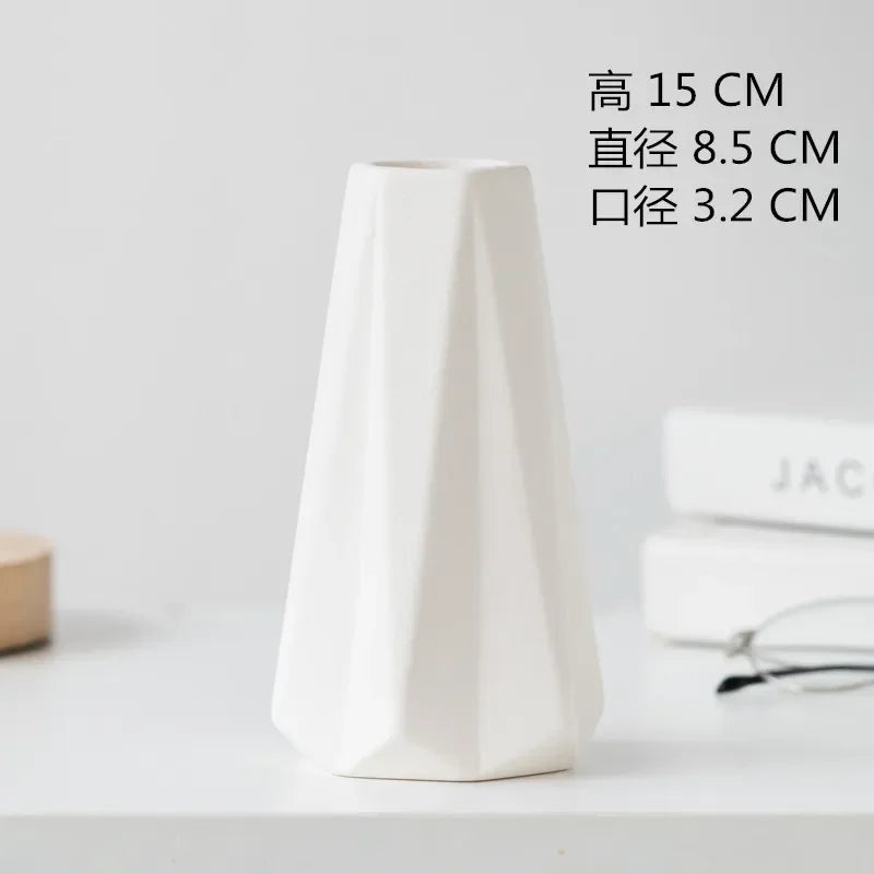 Simple Ceramic Vase Dining Table Decorations Wedding Decorations Nordic Home Living Room Decorations Vase