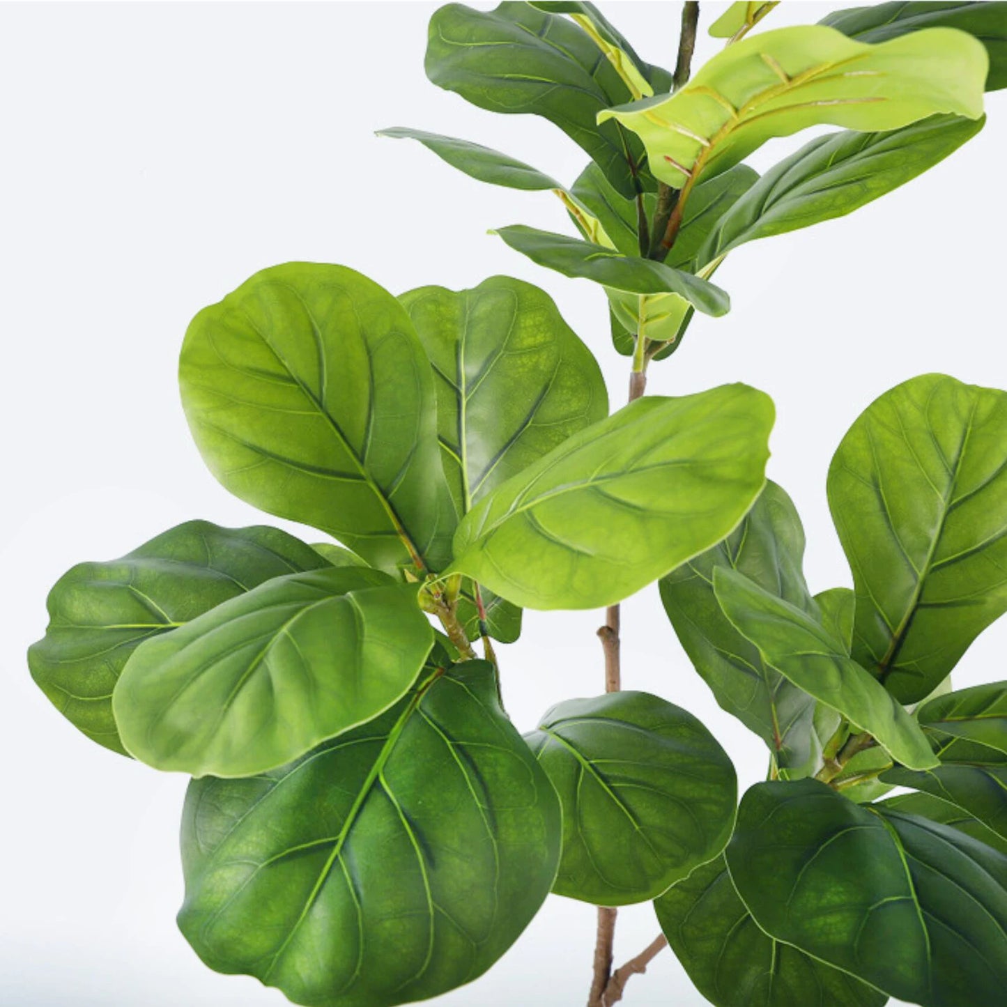 76-135cm  Artificial Plants Fake Bamboo Tree Branch Plastic Nandina Leaves Tall Green Landscape For Home Garden Decor
