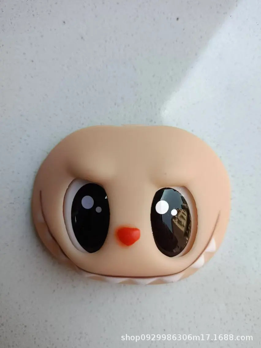 Labubu PVC Vinyl Doll DIY Replacement Parts Set - Hands Feet Face Changing Collectible Doll Accessories for Creative Gifts