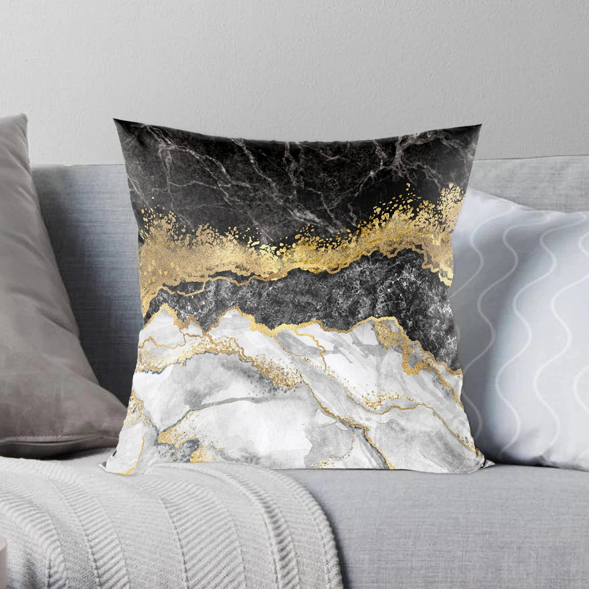 45x45cm Marble Pattern Cushion Cover Decorative Pillow Cover Sofa Cushion Pillow Cases Home Decoration 2024 Decor Pillowcase