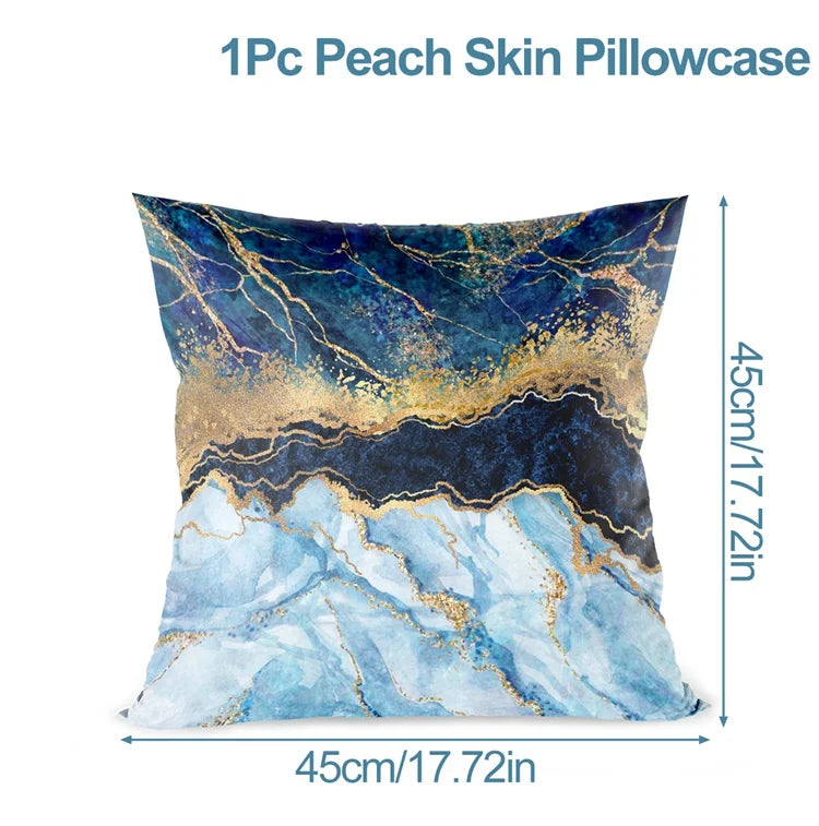45x45cm Marble Pattern Cushion Cover Decorative Pillow Cover Sofa Cushion Pillow Cases Home Decoration 2024 Decor Pillowcase
