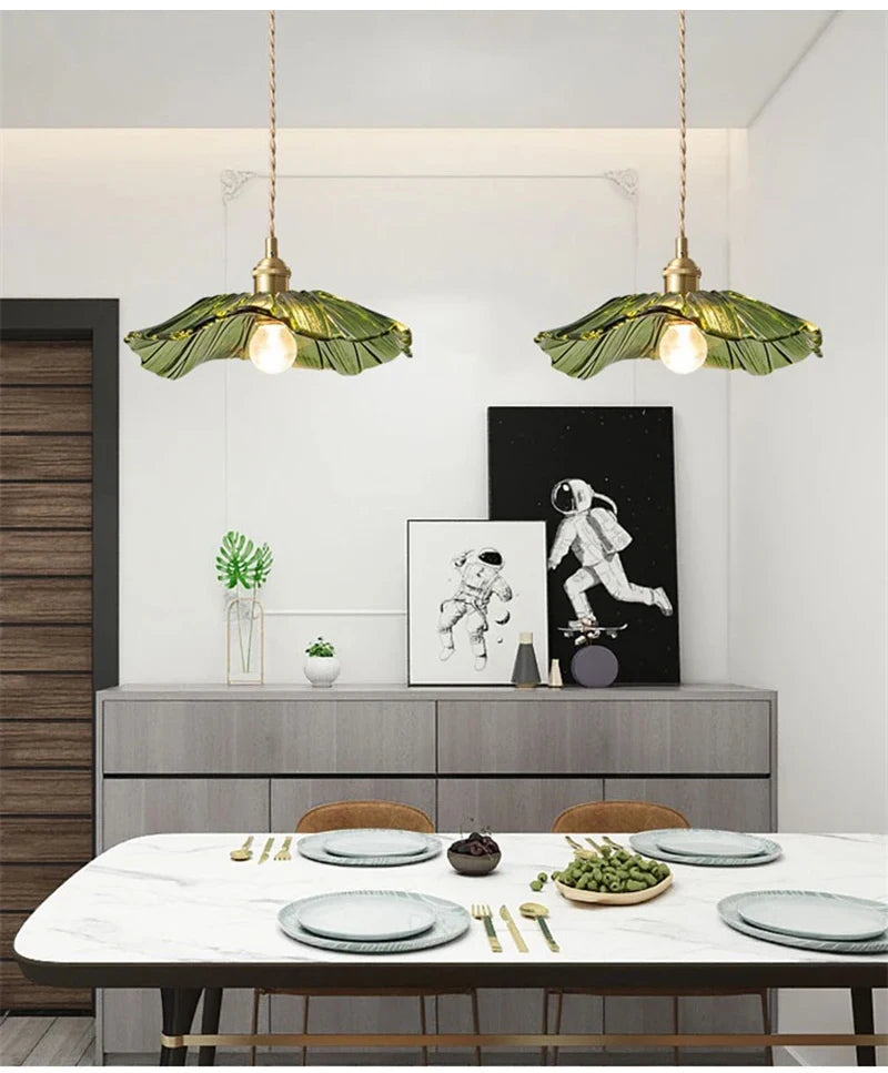 Dining Room Colorful Glass Pendant Light Kitchen Island Hanging Lighting Living Room Foyer Hall Ceiling Lamps Chandelier Bedroom