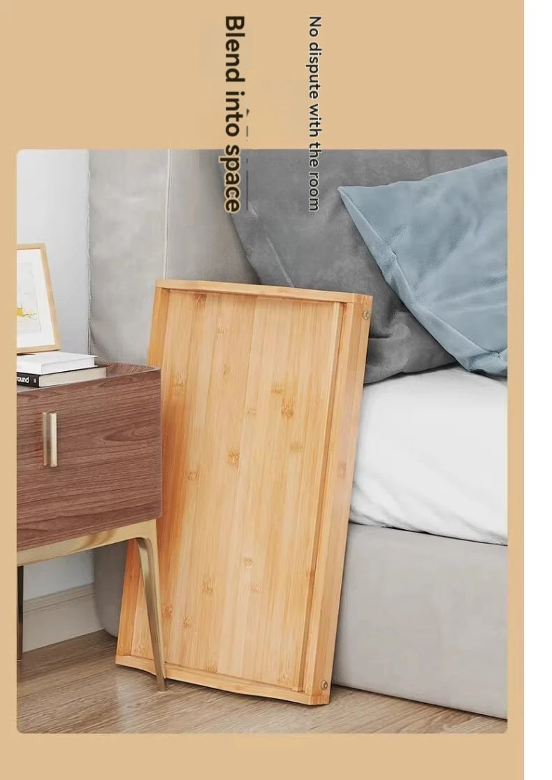 Bamboo breakfast table, bedroom, foldable computer desk, bed, lazy laptop, tablet table, children's study desk